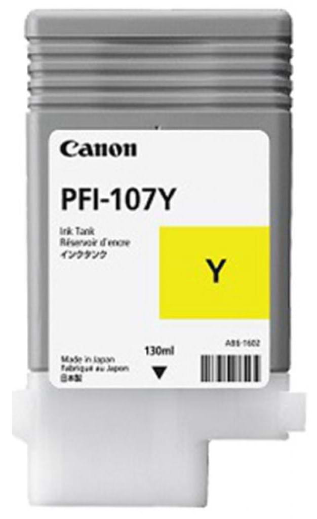 Картридж для струйных МФУ и принтеров Canon PFI-107 Yellow (6708B001) - Фото 1
