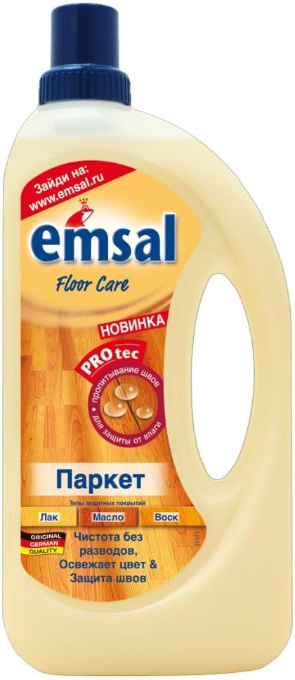 Засіб по догляду за підлоговими покриттями EMSAL Паркет 1 л