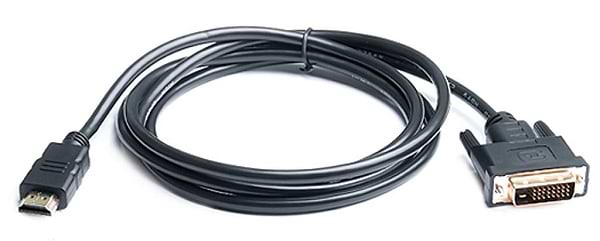 Фото - Кабель HDMI - DVI REAL-EL HDMI-DVI M-M 1.8m Black