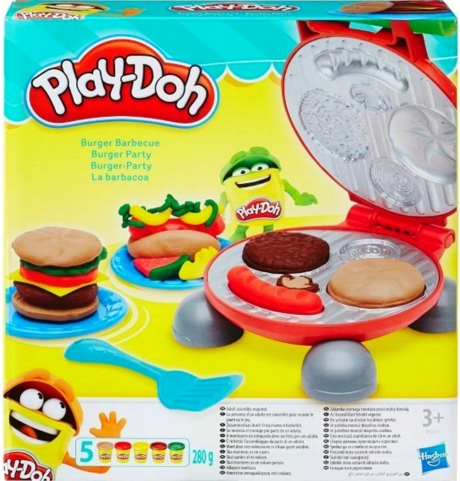 Наборы для лепки Hasbro Play-Doh Бургер гриль (B5521)