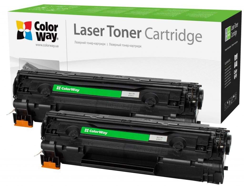 Картриджі для лазерних принтерів Colorway HP LJ P1005 (CB435AF/CB436A/CE285A)Can.712/725 Dual Pack (CW-H435/436FM)