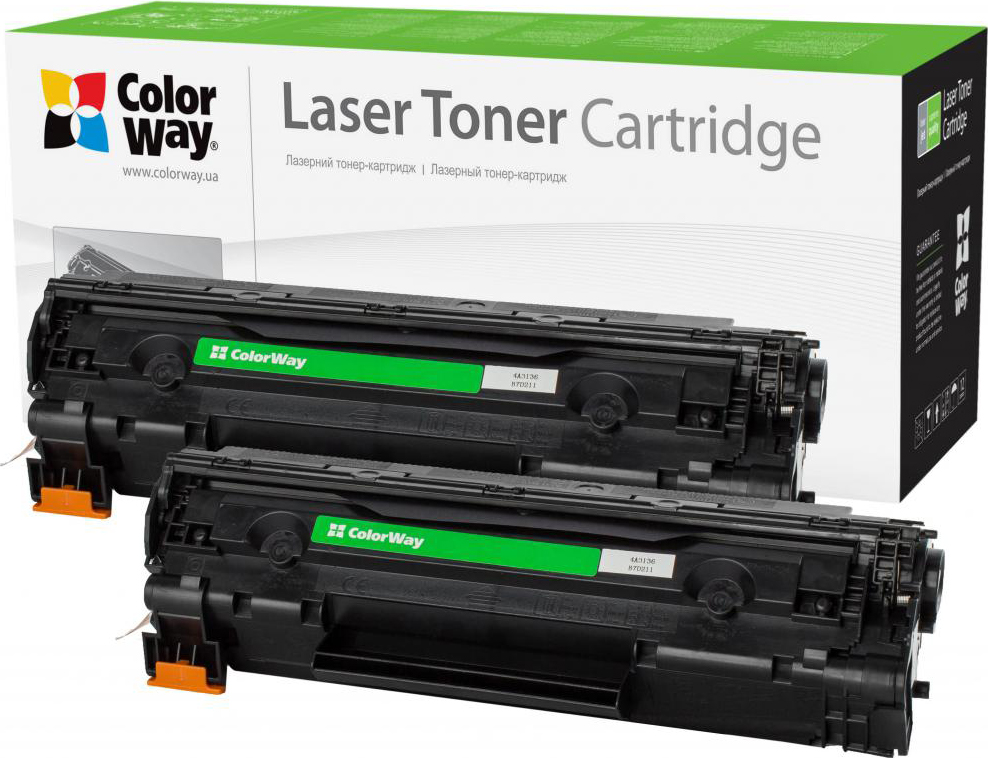 Картридж для лазерных принтеров/МФУ Colorway for HP LJ Pro M125nw/M127fn/M127fw (CF283AF DUAL PACK) (CW-H283FM)