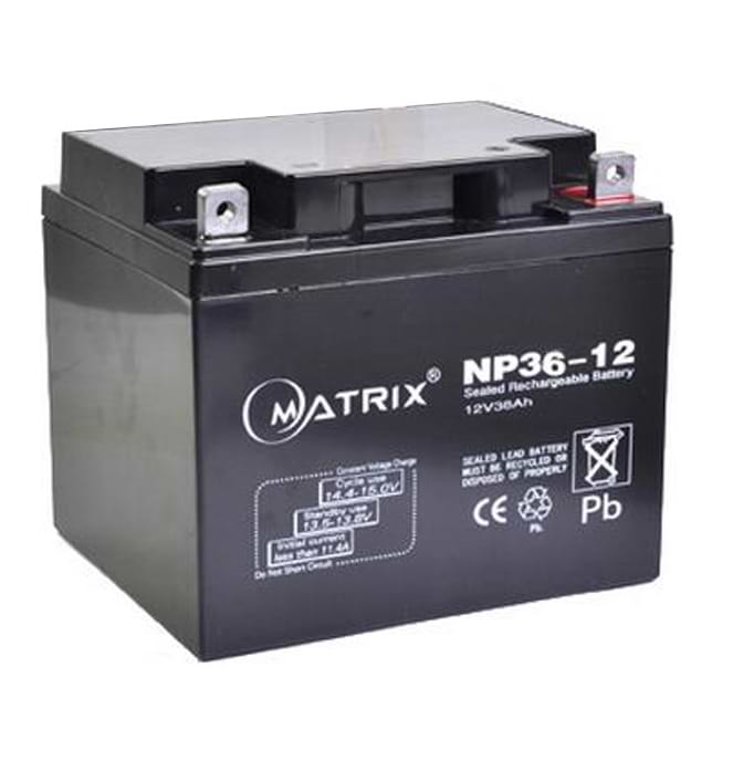 Аккумулятор для ИБП Matrix 12V 36AH (NP36-12)