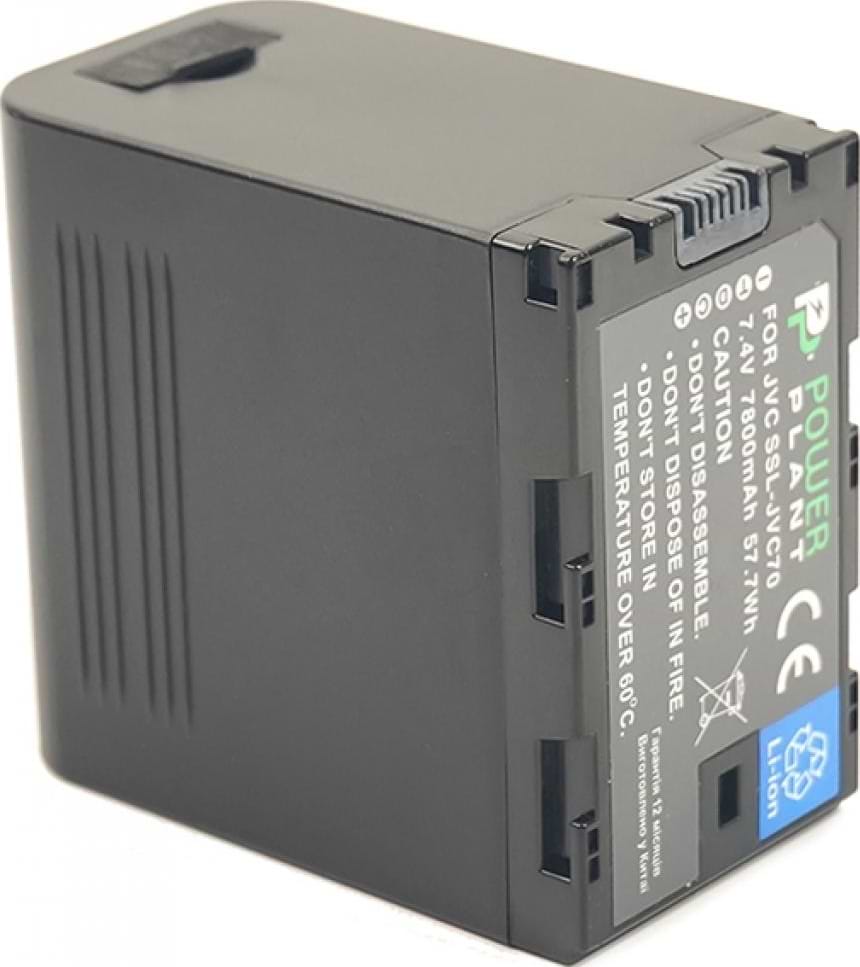 Аккумулятор для фотокамеры PowerPlant JVC SSL-JVC70 7800mAh (CB970063)
