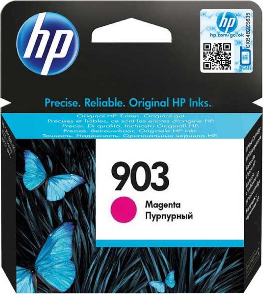 Картридж для струйных МФУ и принтеров HP 903 Magenta Original Ink Cartridge (OfficeJet 6950/ OfficeJet Pro 6960 / 6970) (T6L91AE) - Фото 1