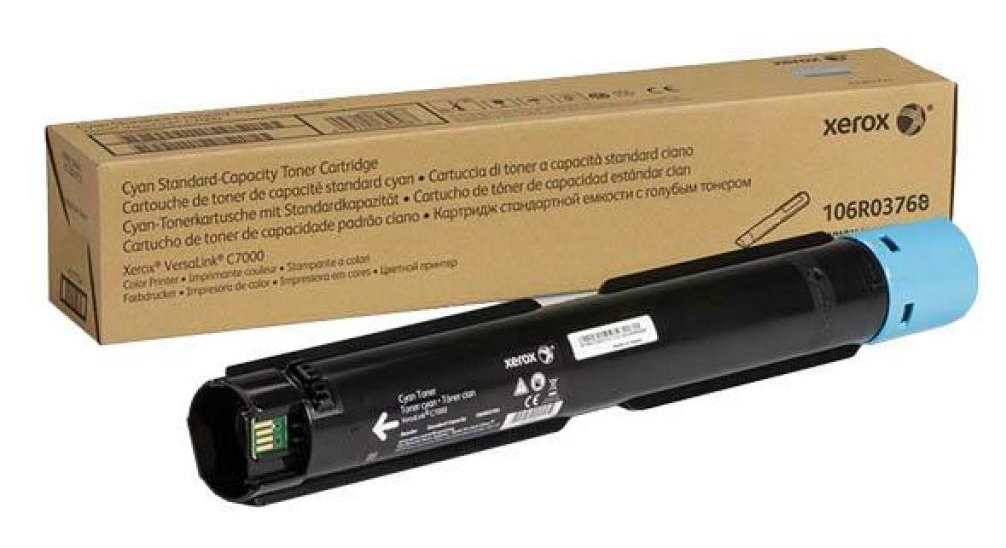 Картридж для кольорових лазерних принтерів Xerox VL C7000 Cyan 10100 стр. (106R03768)