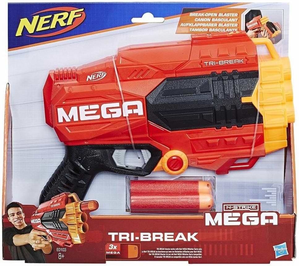 Бластер багатозарядний Hasbro Мега "Три-брейк" (E0103) - Фото 1