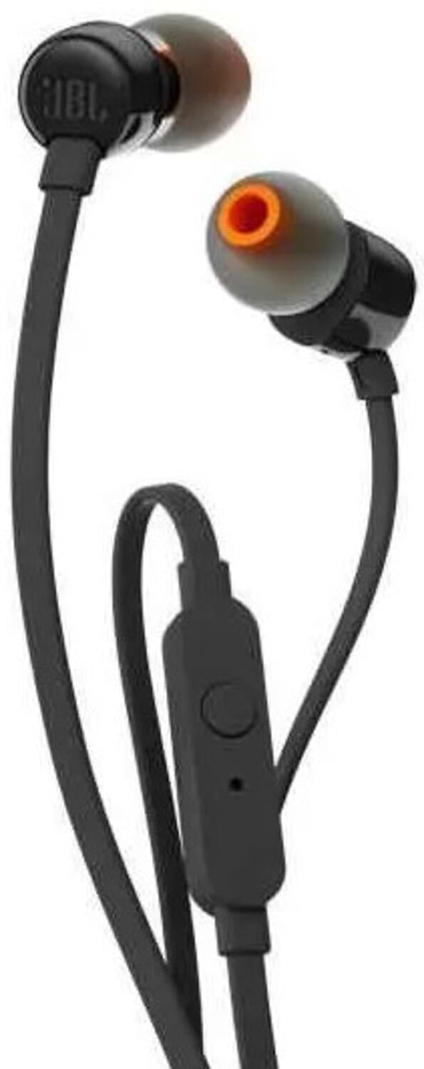 Фото - Наушники вкладыши проводные JBL T110 Black (JBLT110BLKE)