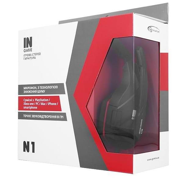 Фото - Гарнитура проводная игровая Gemix N1 Black-Red