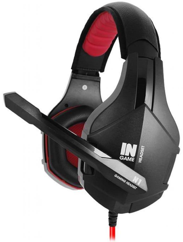 Гарнитура проводная игровая Gemix N1 Black-Red - Фото 1
