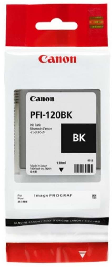 Чернила Canon PFI-120 130 мл Black (2885C001AA) - Фото 1
