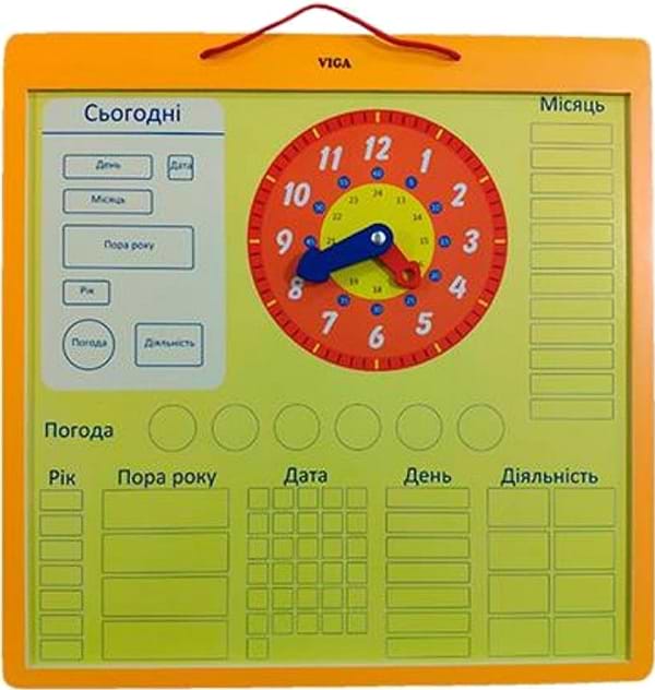 Фото - Доска Viga Toys Календарь магнитный (50377)