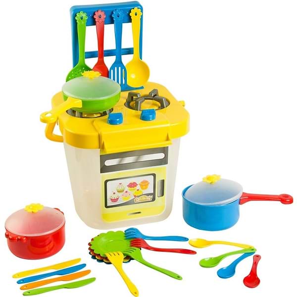 Фото - Сюжетно-рольова гра. Посуд Tigres Набір столовий "Ромашка" 25 ел. (39153)