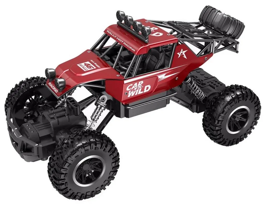 Радиоуправляемая машинка 1:20 Sulong Toys Off-Road Crawler – Car VS Wild (красный, аккум. 3,6V, метал. корпус) (SL-109AR) - Фото 1