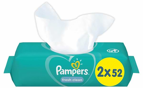 Фото - Салфетки влажные для детей Pampers Fresh Clean, 2х52 шт. (81688038 )