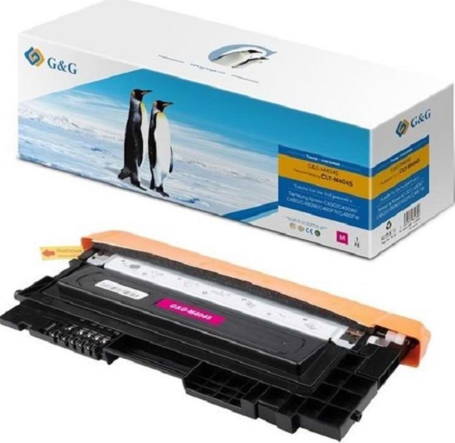 Картридж для лазерных принтеров/МФУ G&G для Samsung C430/C430W,C480/C480W/ C480FN Magenta (G&G-M404S) - Фото 1