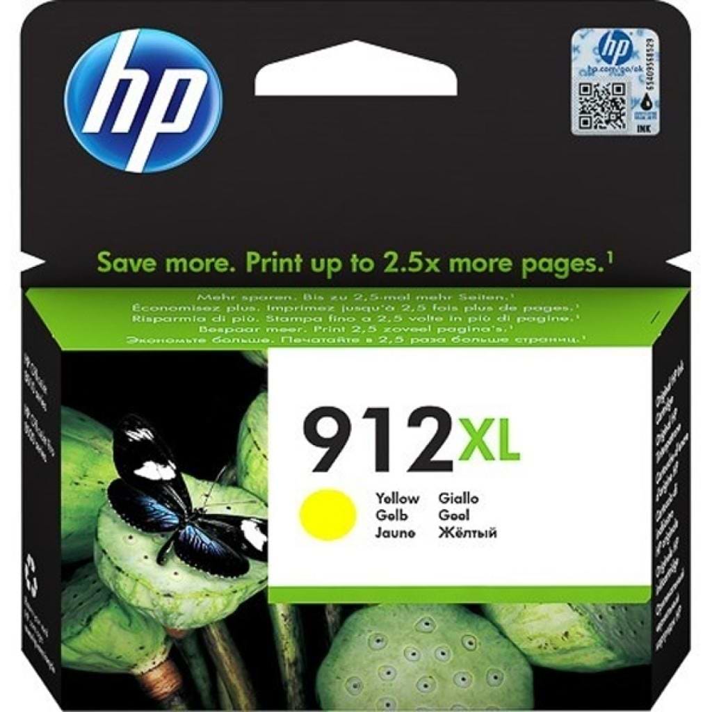 Картридж для струйных МФУ и принтеров HP 912XL OJ 8014/8015/8022/8023/8024/8025 Yellow (3YL83AE) - Фото 1