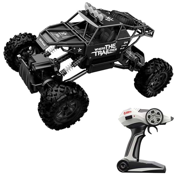 Фото - Радіокерована машинка
Sulong Toys Off-Road Crawler – Where The Trail Ends (матов.черн., аккум.7.2V, мет.корпус) (SL-121RHMBl)