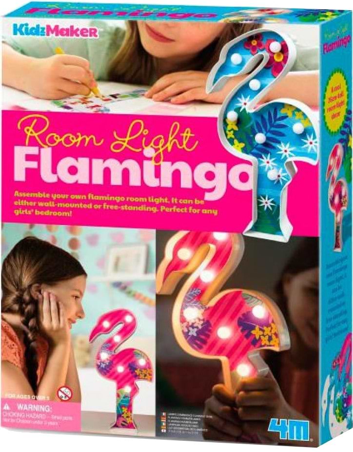Набор для изготовления игрушек 4М Подсветка Фламинго (00-04743)