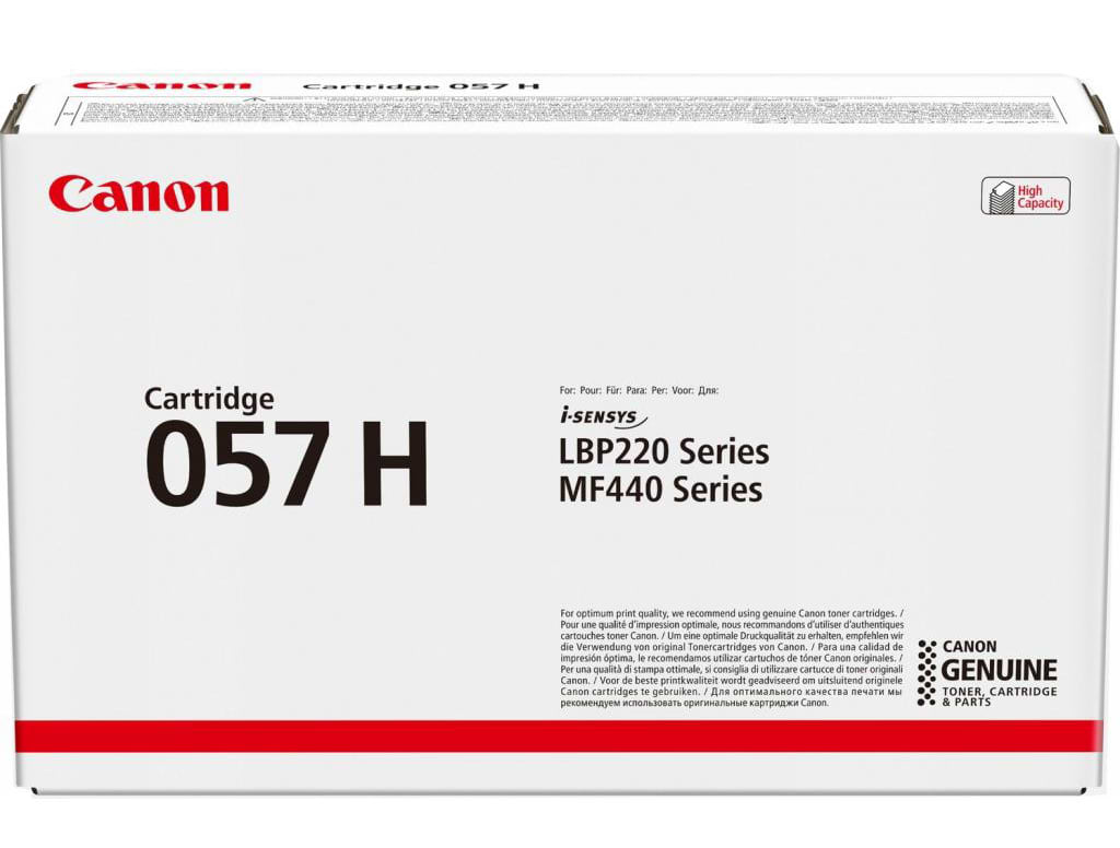 Картридж для лазерных принтеров/МФУ Canon 057H LBP223dw/226dw/228x/MF443dw/445dw/446X/MF449X Black (10000 стор) (3010C002) - Фото 1