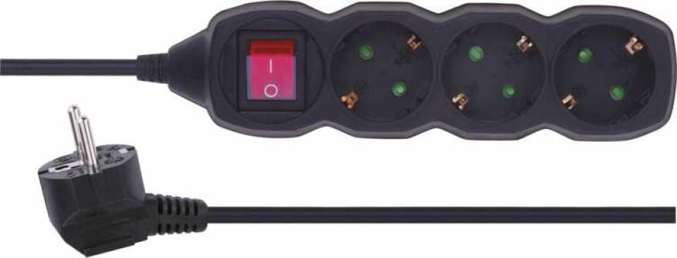 Мережевий фільтр EMOS PС1321, 3 розетки, 1.5 м. - Фото 1