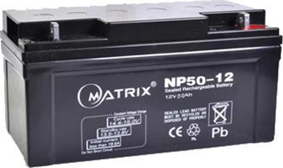 Аккумулятор для ИБП Matrix 12V 50AH (NP50-12)