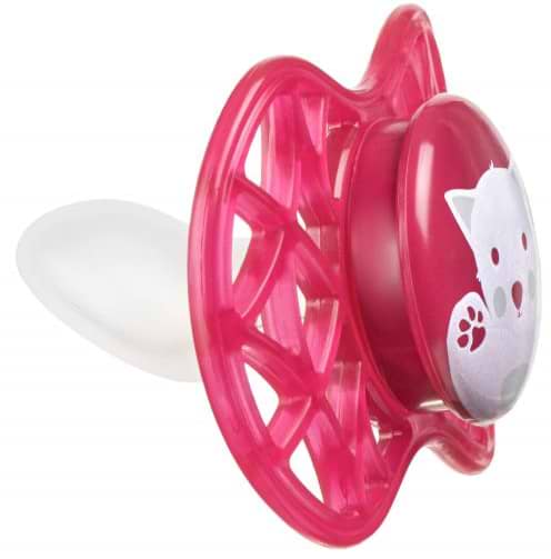 Фото - Ортодонтична пустушка Nuvita Air55 Explorer 6m + (кіт, панда) 2 шт. (NV7086F)