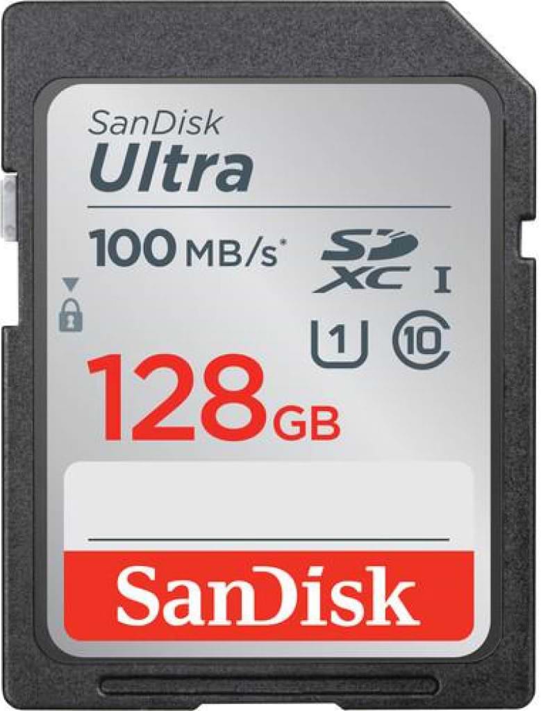 Карта памяти SanDisk Ultra SDXC 128GB Class 10 UHS-I (SDSDUNR-128G-GN3IN)