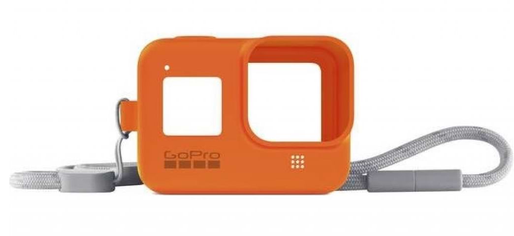 Чехол для экшн-камеры GoPro Sleeve&Lanyard Orange for HERO 8 (AJSST-004)