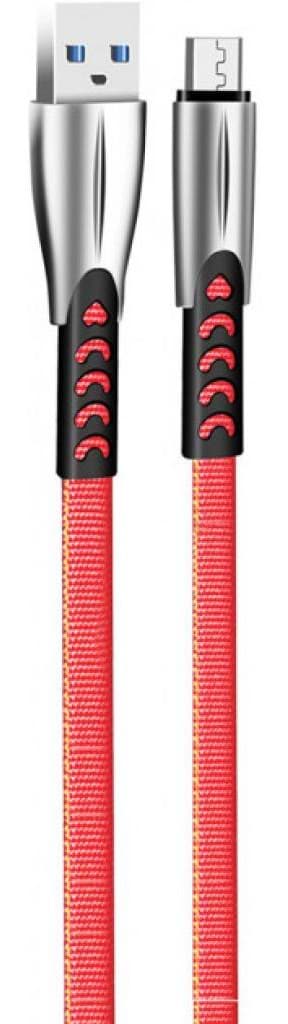 Кабель Colorway USB 2.0 AM to Micro 5P 1.0m Zinc Alloy Red (CW-CBUM011-RD)