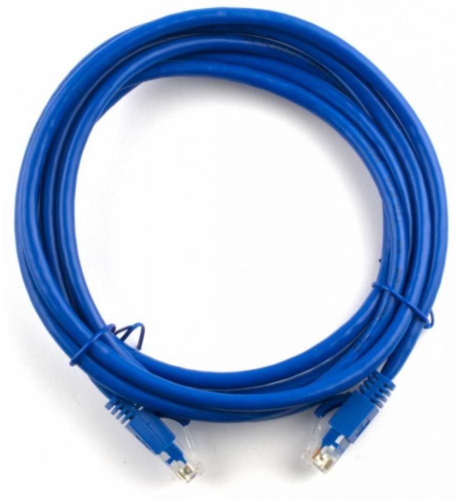 Кабель патч-корд Ritar Cat.5e UTP CCA 15 m Blue (PCR-CCA/15Be)