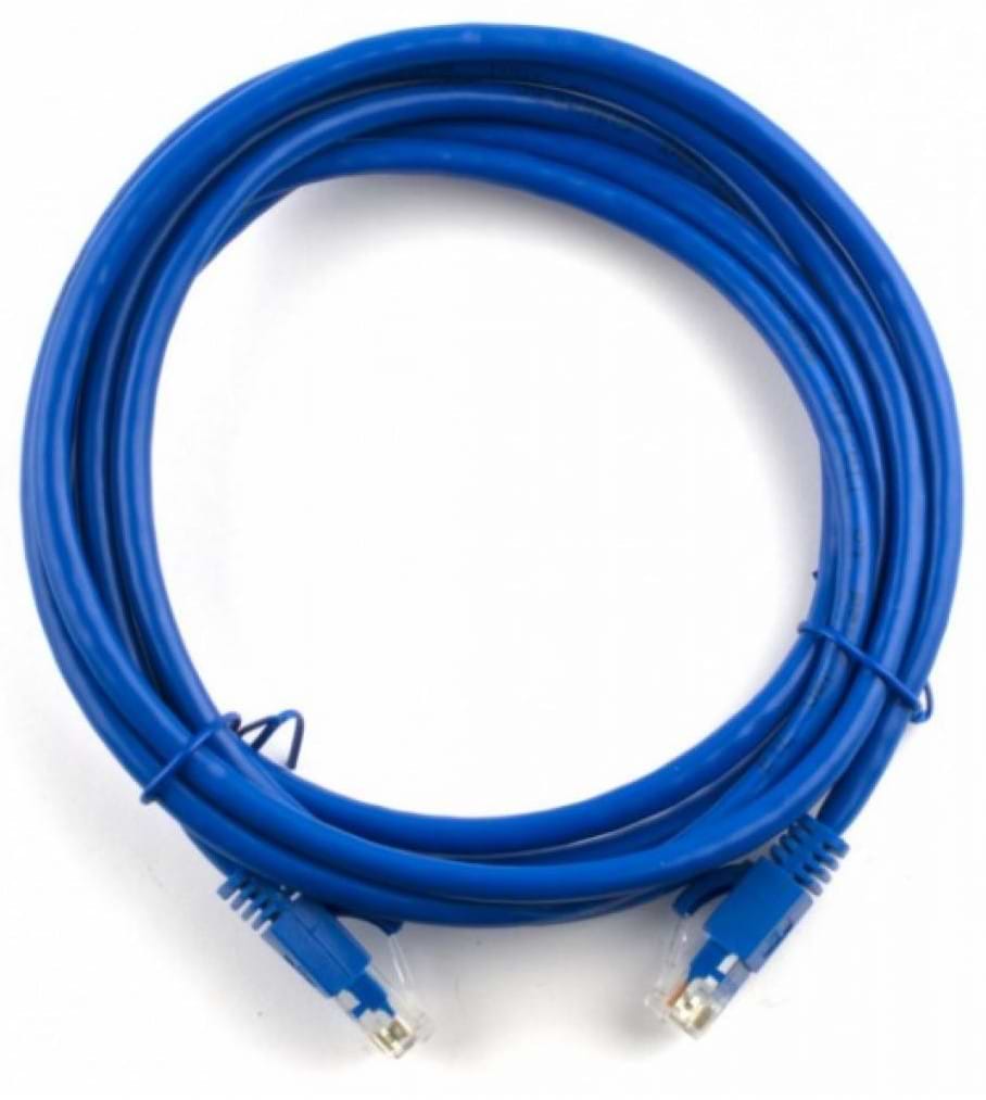 Кабель патч-корд Ritar Cat.5e UTP CCA 3 m Blue (PCR-CCA/3Be)
