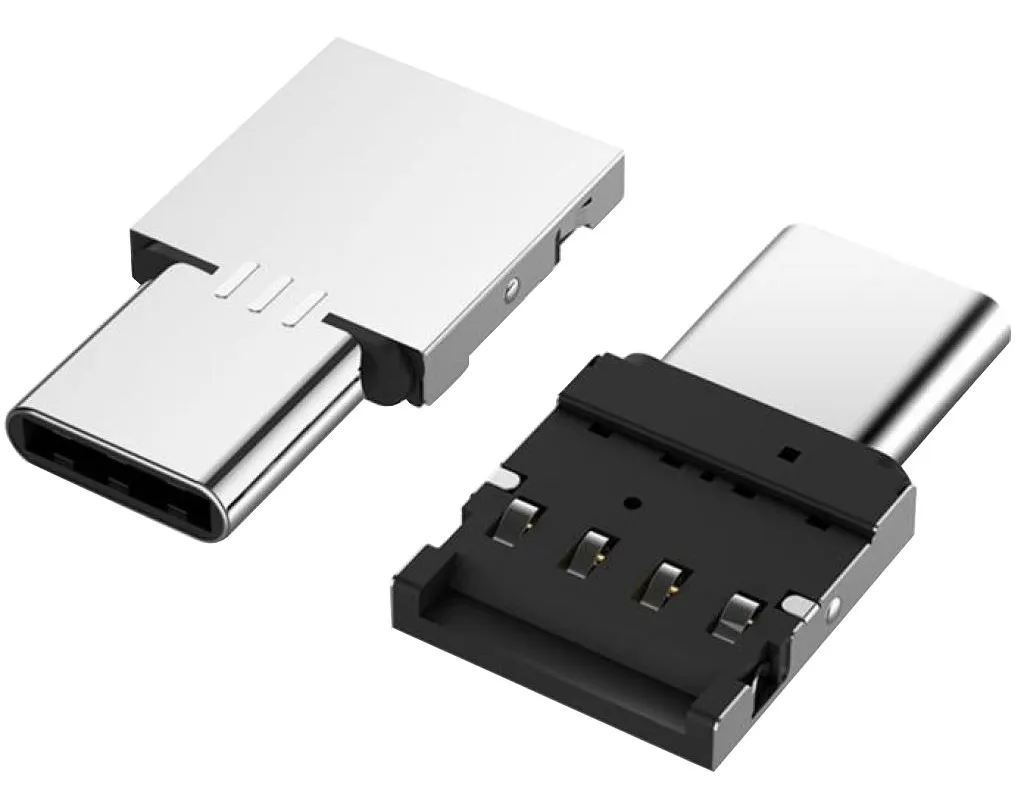 Перехідник USB-C - USB XOKO USB to Type-C Silver (XK-AC045-SL) - Фото 1