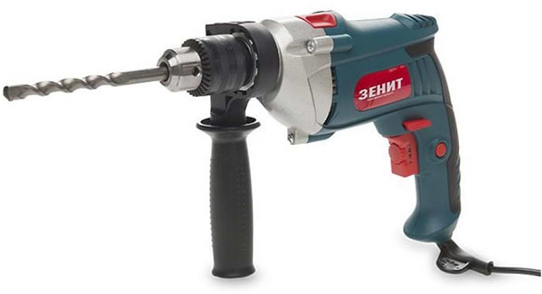 Фото - Ударний дриль Зенит ЗД-1000 (840537)