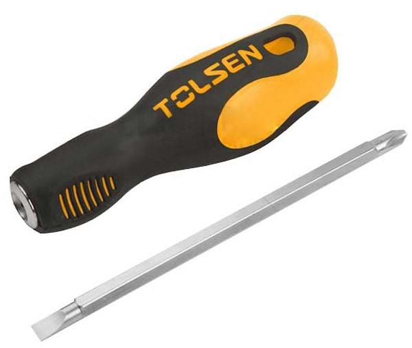 Фото - Отвертка Tolsen РН2 + SL6x1.2 мм (20042) Фото - Отвертка Tolsen РН2 + SL6x1.2 мм (20042)