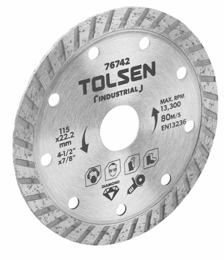 Диск алмазный Tolsen 230x22.2х10 мм (76747)