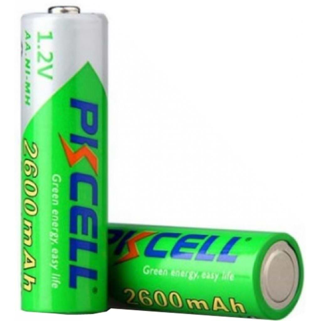 Акумулятор тип AA PKCELL R6 NiMH 2600mAh 2 шт. (PC/AA2600-2BA) - Фото 1