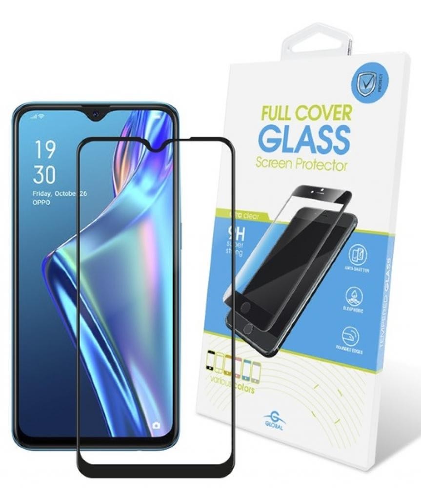 Захисне скло для смартфону Global Full Glue Oppo A12 Black (1283126503061)