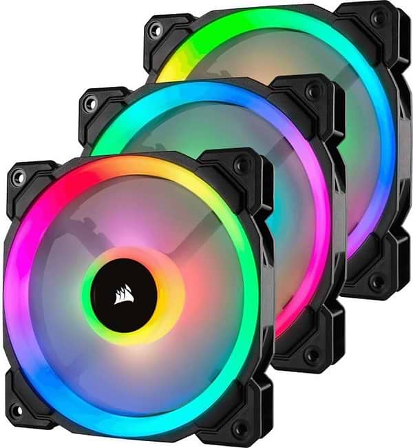 Фото - Корпусний вентилятор Corsair LL120 RGB 3 Fan Pack (CO-9050072-WW) Black