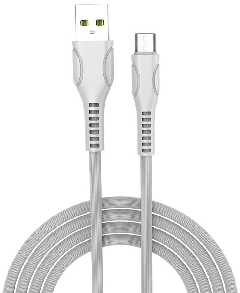 Кабель Colorway USB 2.0 AM to Micro 5P 1.0m Line-Drawing White (CW-CBUM028-WH)