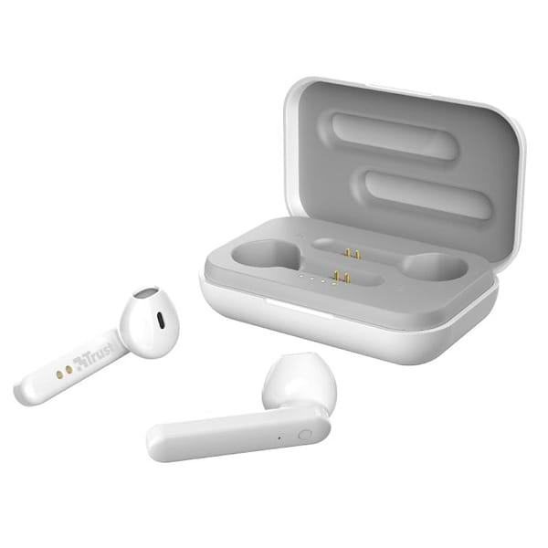 Фото - Навушники вкладиші бездротові TWS Trust Primo Touch True Wireless Mic White (23783)