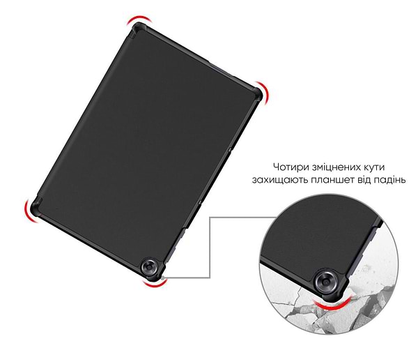 Фото - Чехол для планшета AIRON Premium for Huawei MatePad T 10s 9.7'' Black (4821784622501) + защитная пленка и салфетка