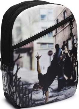 Фото - Рюкзак дитячий Mojo Бруклин Брейкданс Черный мульти (KAB9985235)