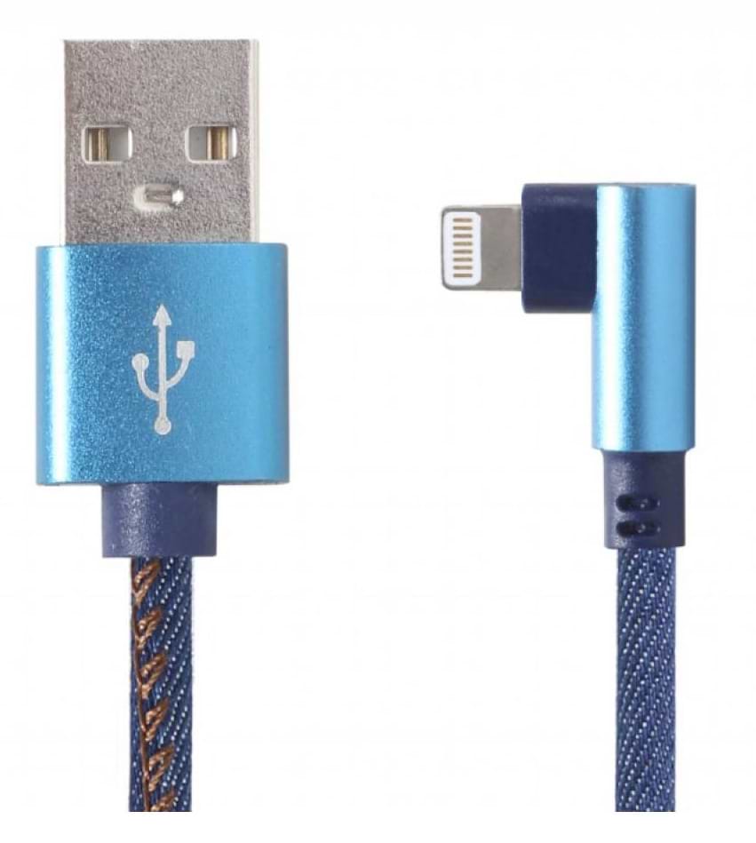 Кабель синхронізації даних Cablexpert USB 2.0 - Lightning, 1m Premium 2.1А (CC-USB2J-AMLML-1M-BL)