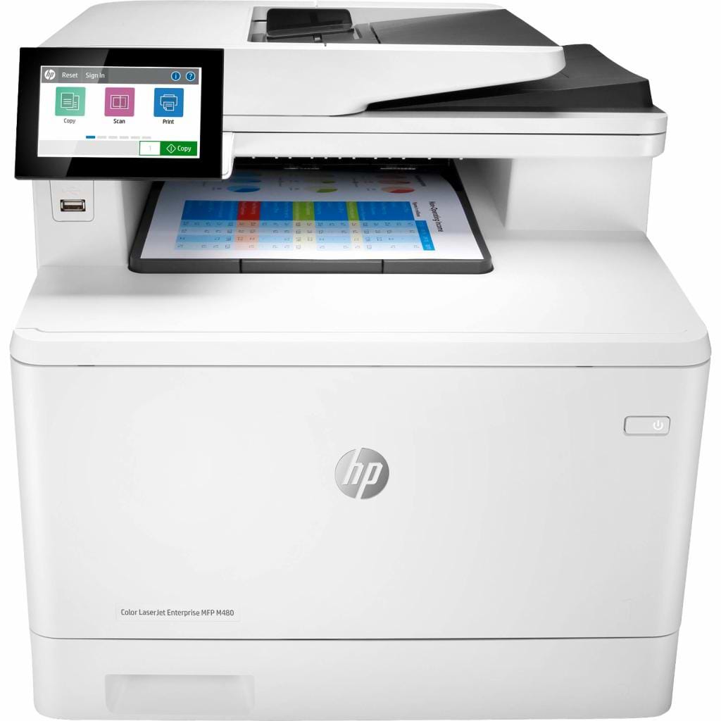 МФУ цветной печати HP Color LaserJet Enterprise M480f (3QA55A) - Фото 1