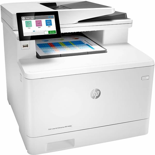 Фото - БФП кольорового друку HP Color LaserJet Enterprise M480f (3QA55A)