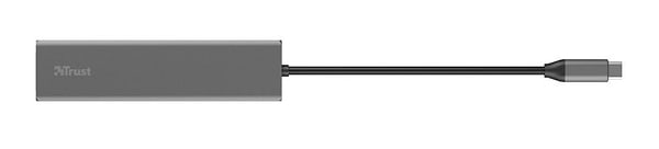 Фото - Хаб USB Trust Halyx Fast 3xUSB+Card Reader USB-C Aluminium (24191)