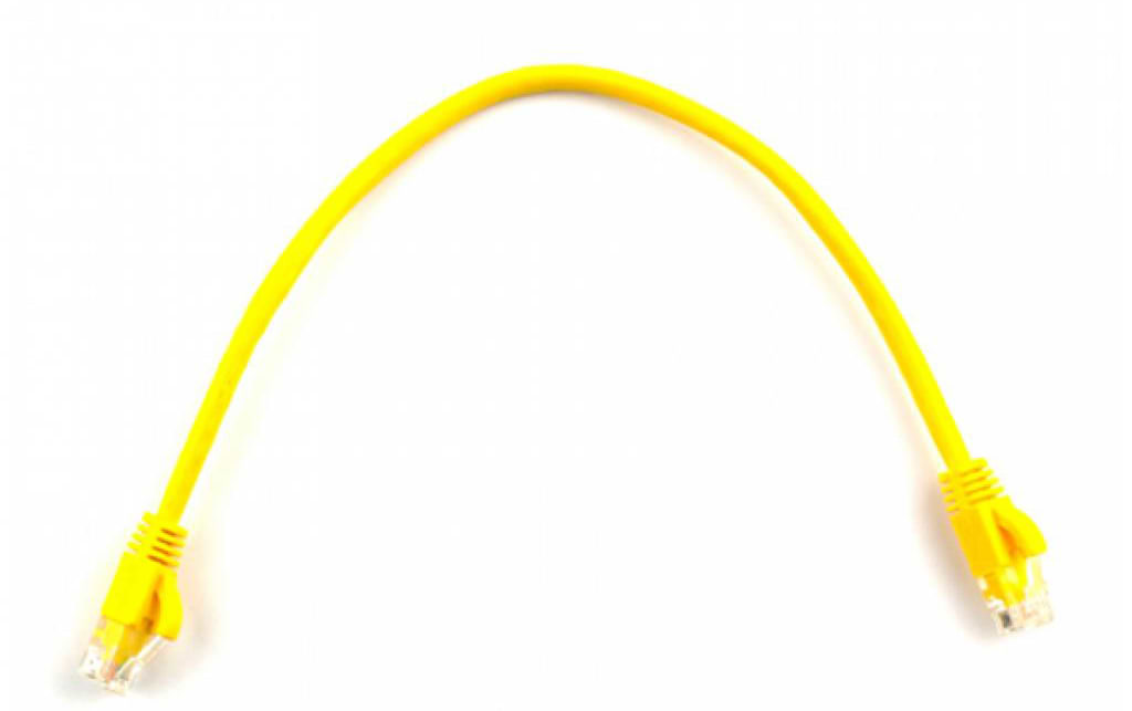 Кабель патч-корд Ritar RJ-45 Cat.5e 0.25 m (PCR-CU/0.25Yw / 04278)