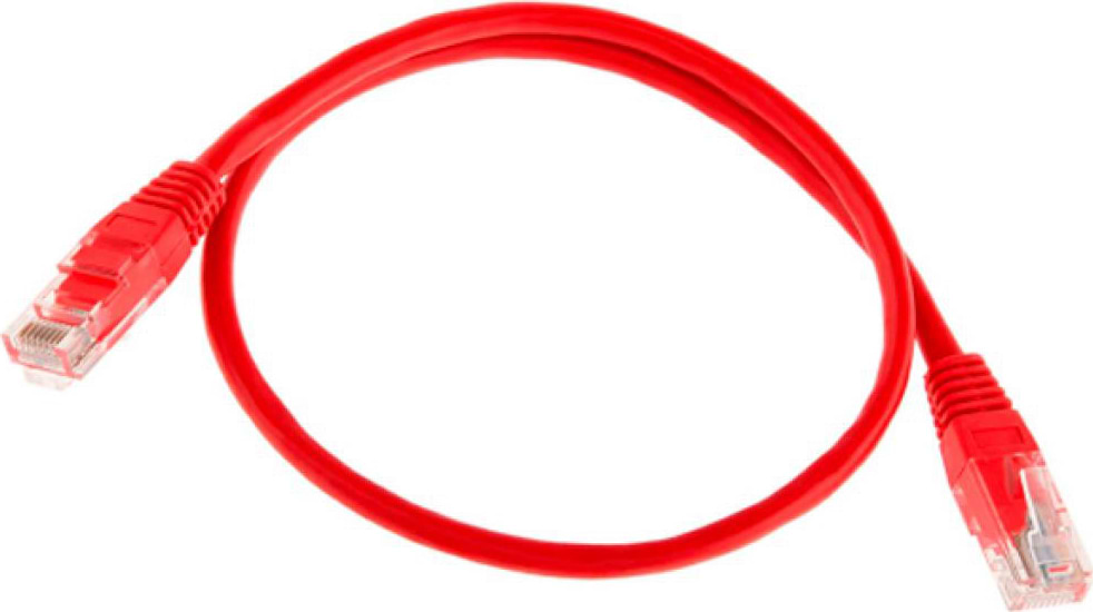 Кабель патч-корд Ritar RJ-45, Cat.5e 1 m (PCR-CU/1Rd / 04271)