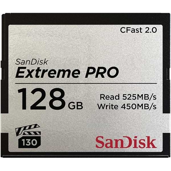 Фото - Карта памяти SanDisk 128GB Compact Flash eXtreme Pro (SDCFSP-128G-G46D)